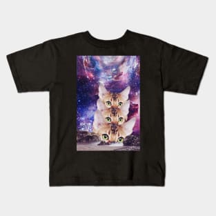 Star gazers cats Kids T-Shirt